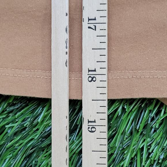 ACDC Crop-Top Shirt Women Medium 19x18 Highway-to-Hell Brown - Picture 7 of 12